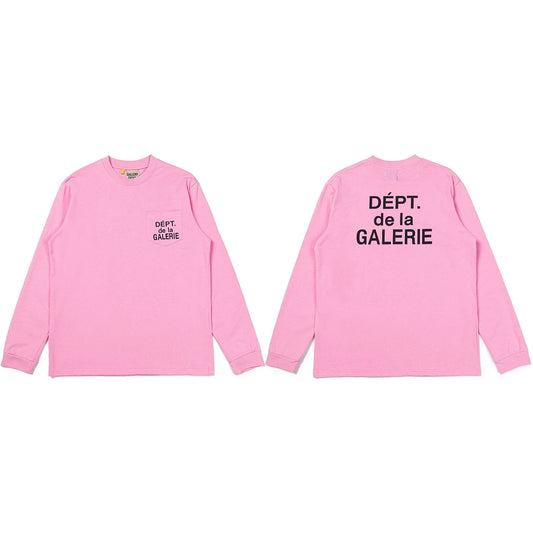 Gallery Dept. Pocket DÉPT. de la GALERIE Long Sleeve T-Shirt - Pink