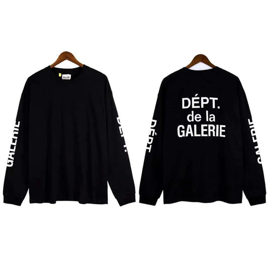 Gallery Dept. Sleeve Print DÉPT. de la GALERIE Long Sleeve T-Shirt - Black/White